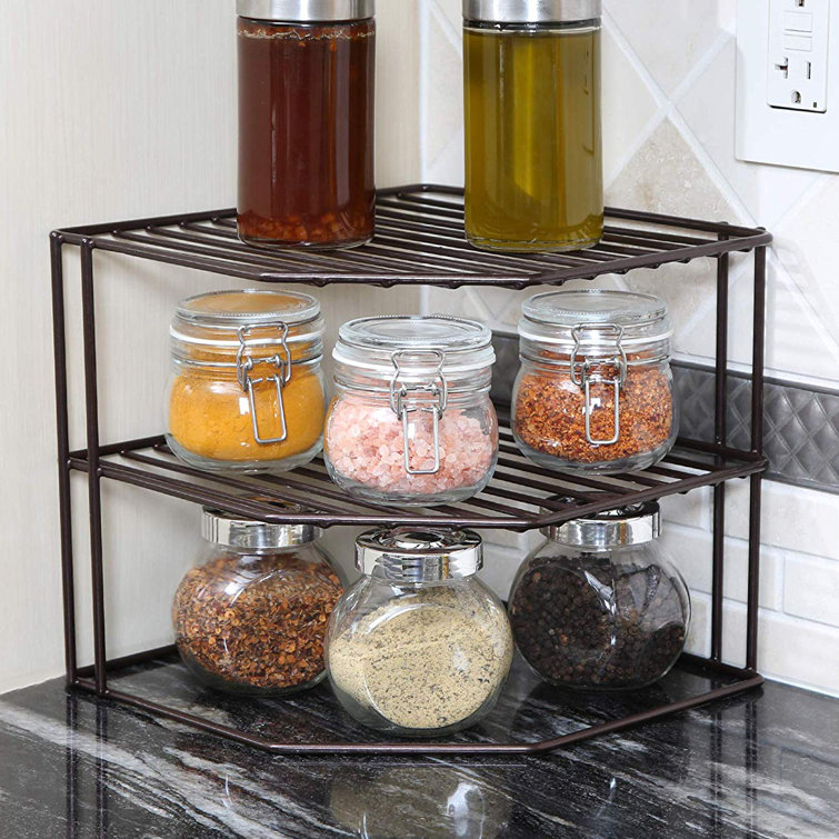 SmartDesign 3 Tier Kitchen Corner Shelf Rack Wayfair